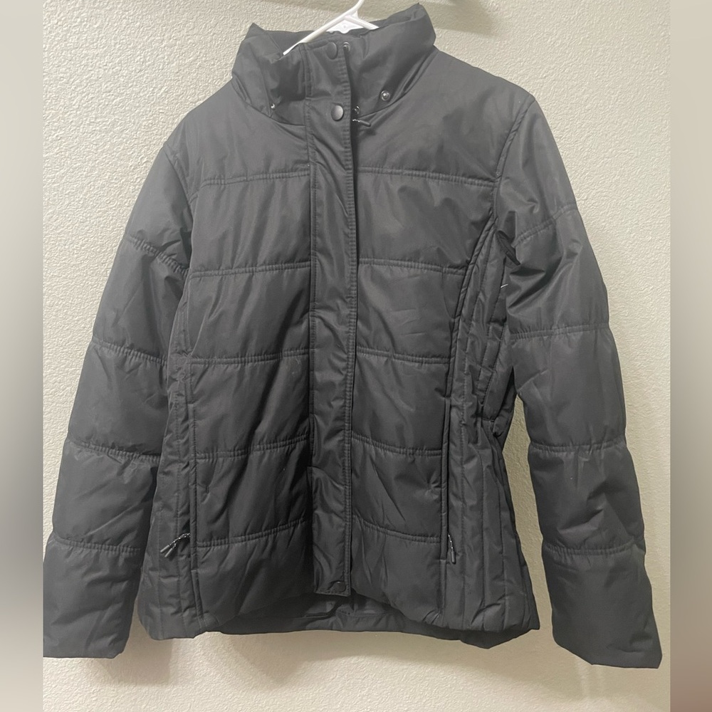 Iceburg puffer black jacket large
